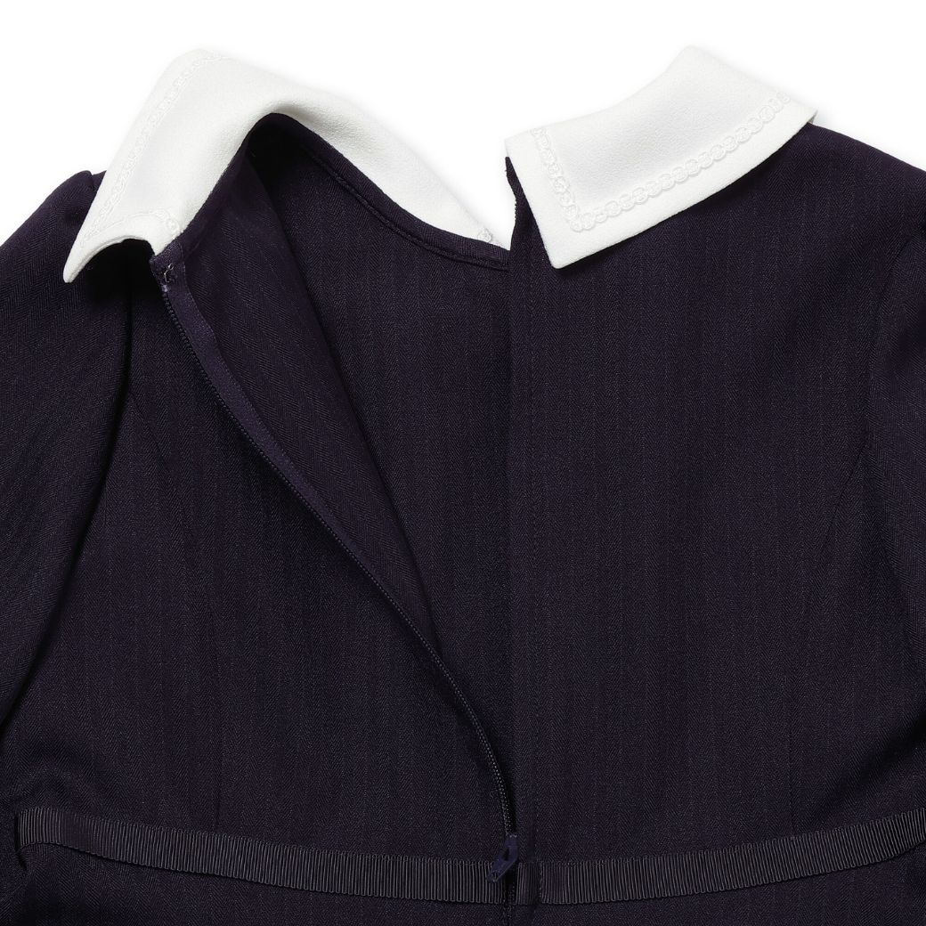 【セール20%OFF】シンプルAラインワンピース 100 110 120 130cm (2376-7355) CHOPINblue/ショパン ブルー