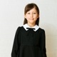 【TIMEセール20%OFF】シンプルAラインワンピース 100 110 120 130cm （2376-7355） CHOPINblue/ショパン ブルー