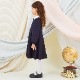 【TIMEセール20%OFF】シンプルAラインワンピース 100 110 120 130cm （2376-7355） CHOPINblue/ショパン ブルー