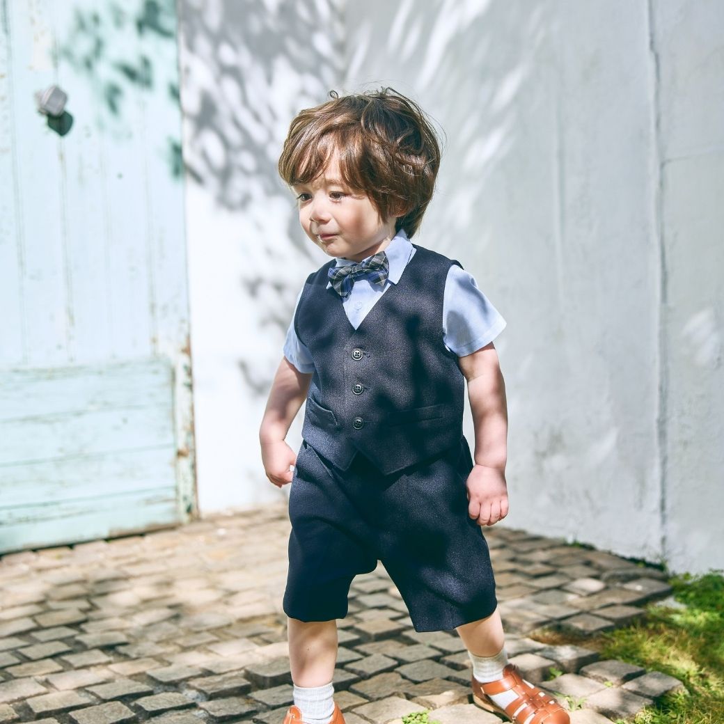 半袖ベストスーツ 80 90cm (8031-5215)