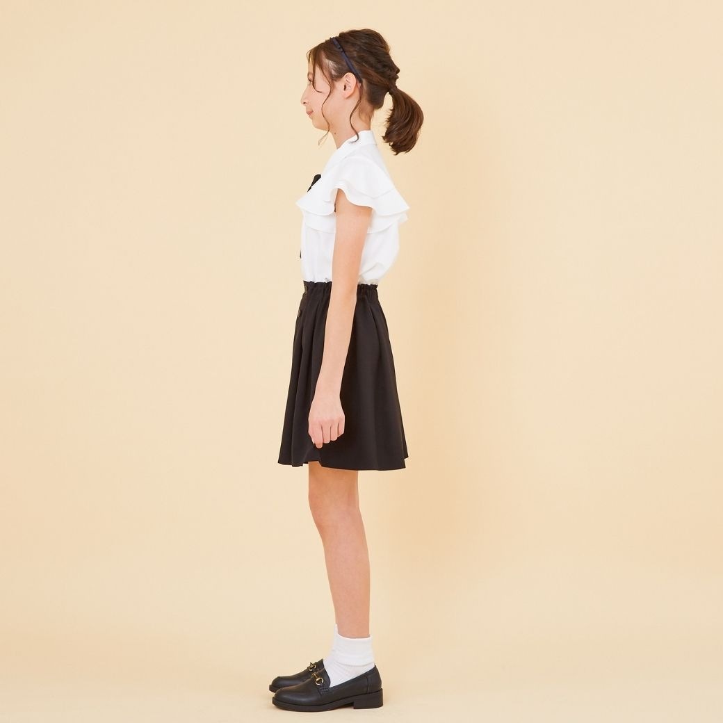 【TIMEセール50%OFF】タックフレアキュロットスカート 140 150 160cm (8394-2503) CHOPIN/ショパン