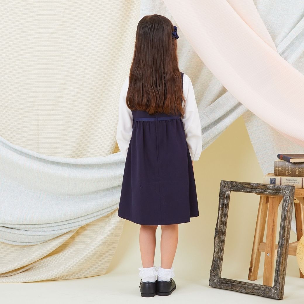 【TIMEセール45%OFF】ハンドワークスモッキング刺繍ジャンパースカート100 110 120 130cm(8376-8301) CHOPIN/ショパン