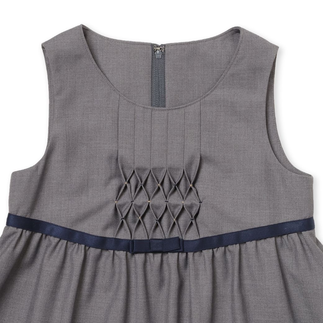 【TIMEセール45%OFF】ハンドワークスモッキング刺繍ジャンパースカート100 110 120 130cm(8376-8301) CHOPIN/ショパン