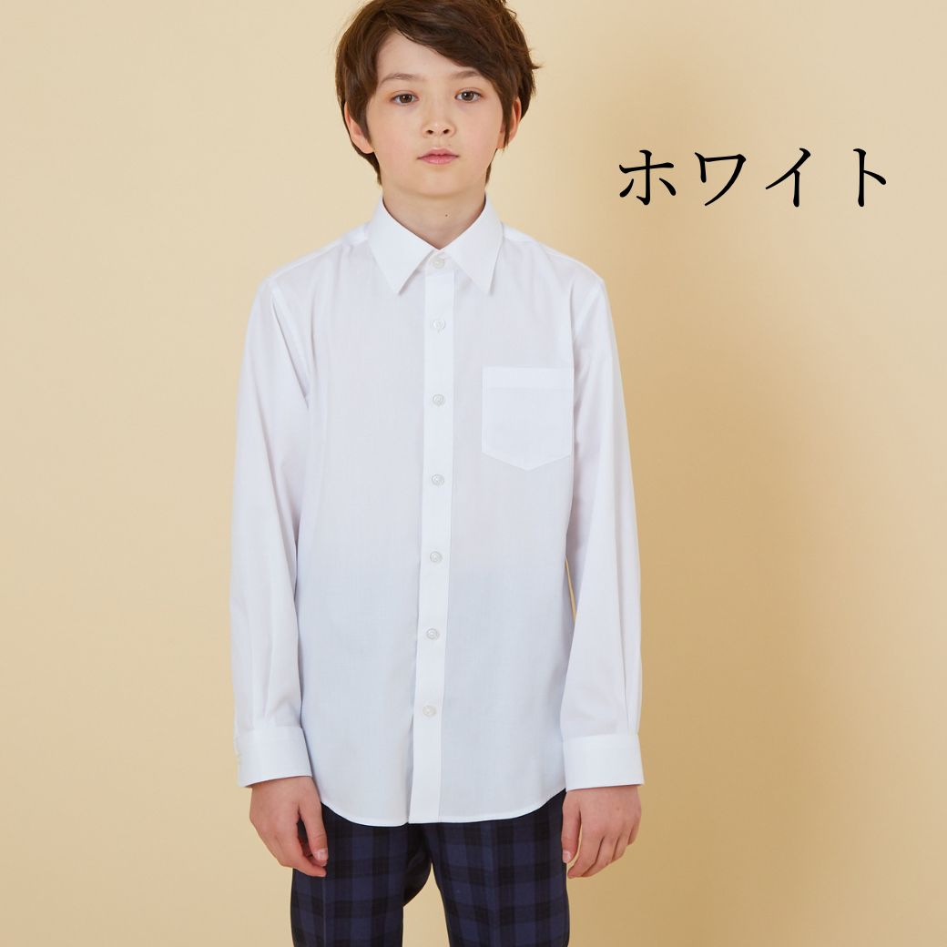 ジュニア長袖ベーシックシャツ 140 150 160 170cm (2433-5600) CHOPINblue/ショパンブルー