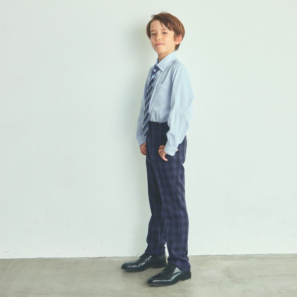 ジュニア長袖ベーシックシャツ 140 150 160 170cm (2433-5600) CHOPINblue/ショパンブルー