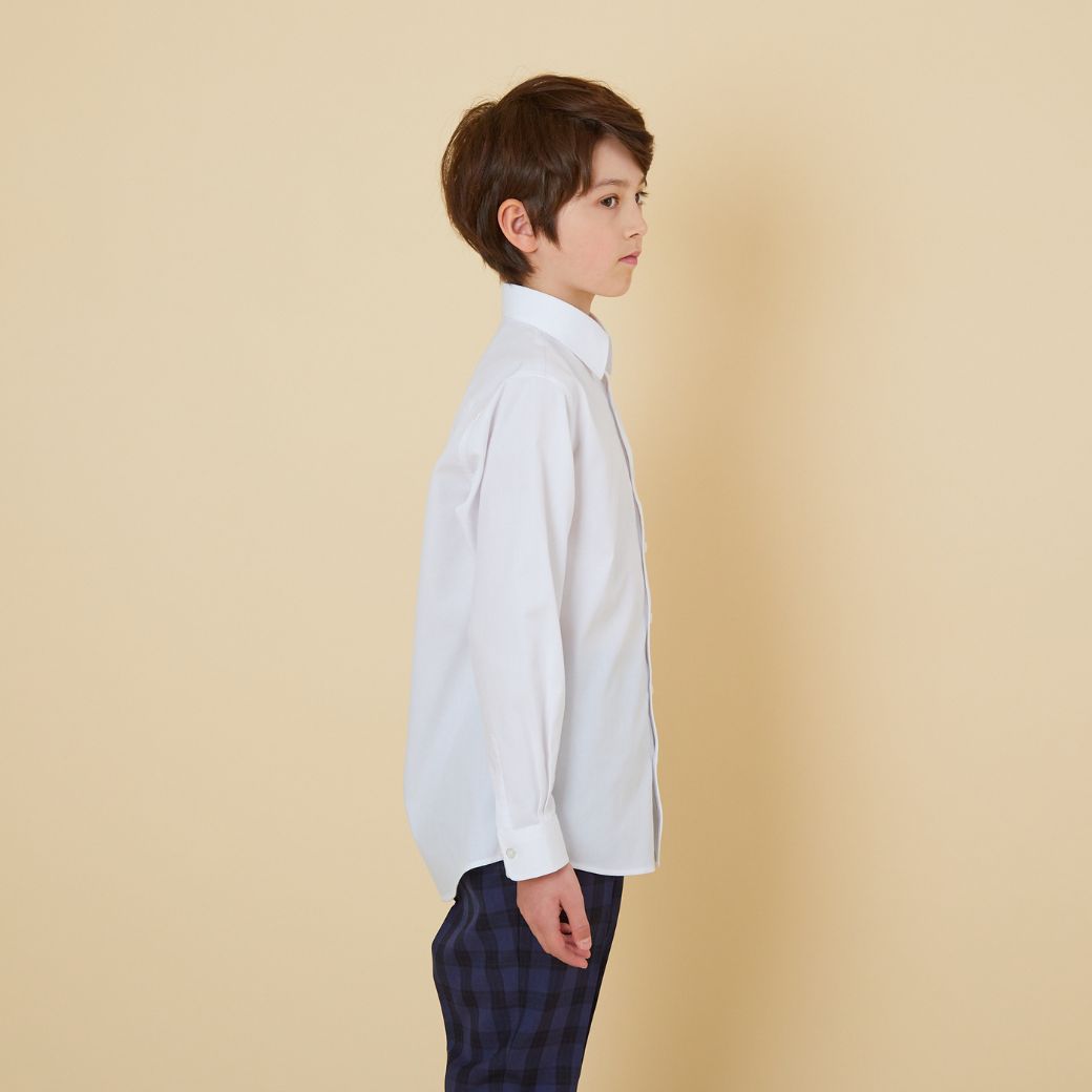 ジュニア長袖ベーシックシャツ 140 150 160 170cm (2433-5600) CHOPINblue/ショパンブルー