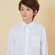 ジュニア長袖ベーシックシャツ 140 150 160 170cm (2433-5600) CHOPINblue/ショパンブルー