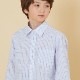 ジュニア長袖ベーシックシャツ 140 150 160 170cm (2433-5600) CHOPINblue/ショパンブルー