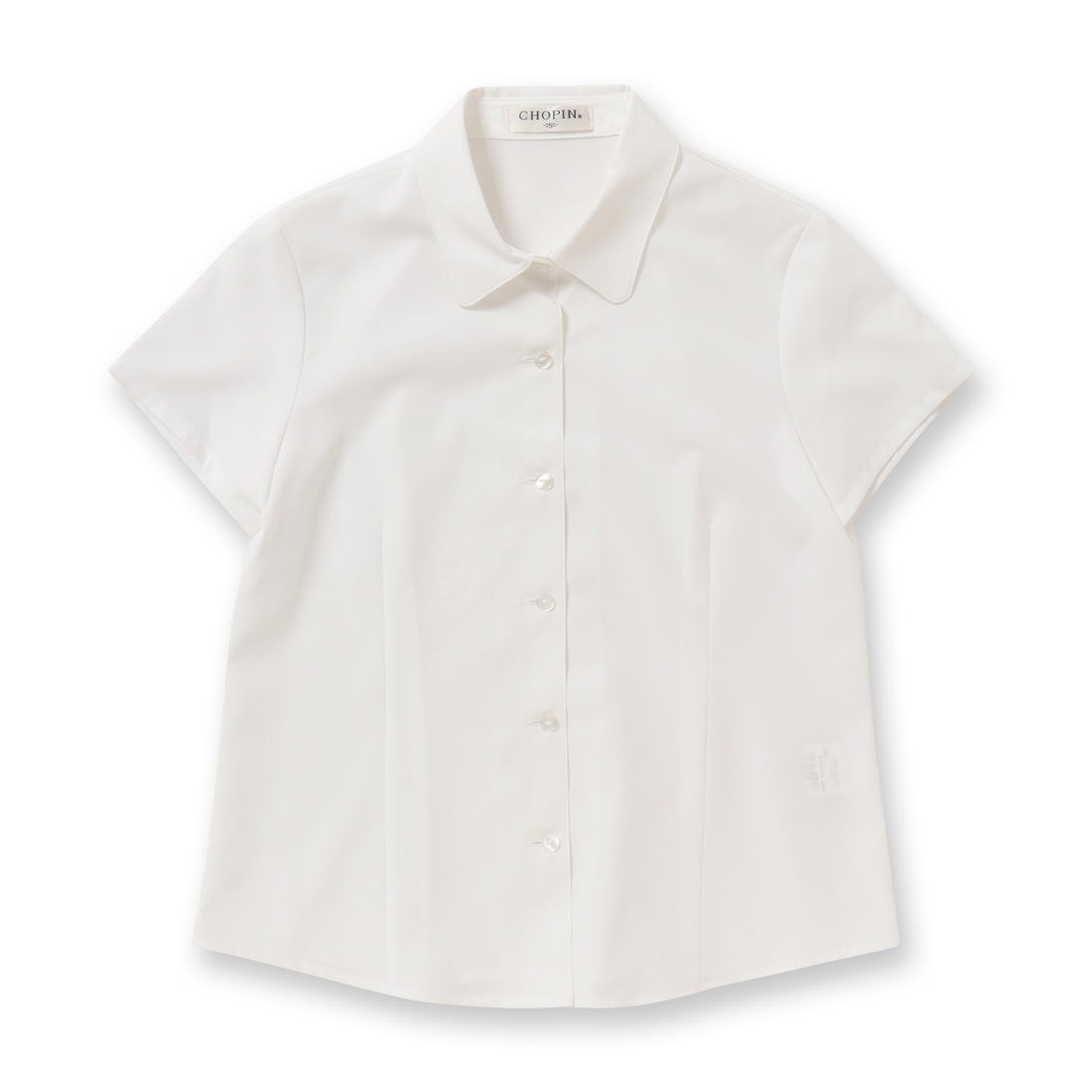 子供 喪服 フォーマル 女の子 リボン付きブラウス 半袖/ジュニア 140 150 160cm(8833-2501)