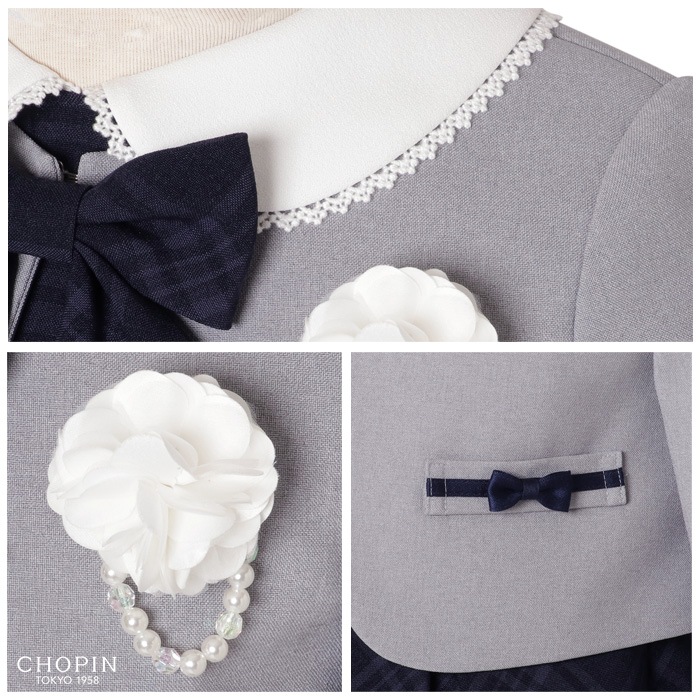 【新色追加】10/17 18時より再入荷!<大人気>格子柄アンサンブル 115 120 130cm 120B 130Bcm(8101-9301)【Tdスーツバックプレゼント】