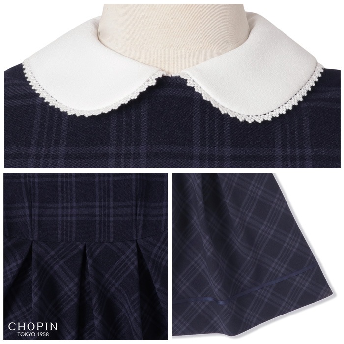 【新色追加】10/17 18時より再入荷!<大人気>格子柄アンサンブル 115 120 130cm 120B 130Bcm(8101-9301)【Tdスーツバックプレゼント】