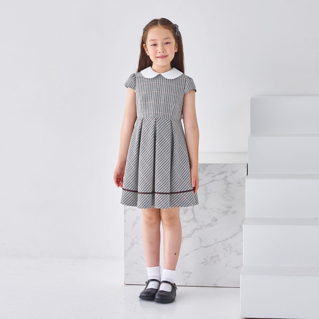 【新色追加】10/17 18時より再入荷!<大人気>格子柄アンサンブル 115 120 130cm 120B 130Bcm(8101-9301)【Tdスーツバックプレゼント】