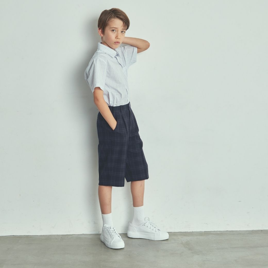 フォーマルハーフパンツ 140 150 160cm (2435-5602) CHOPINblue/ショパンブルー