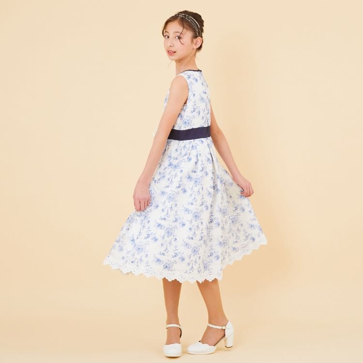 【セール30%OFF】花柄プリントドレス 140 150 160cm CHOPIN/ショパン 8396-8301scl