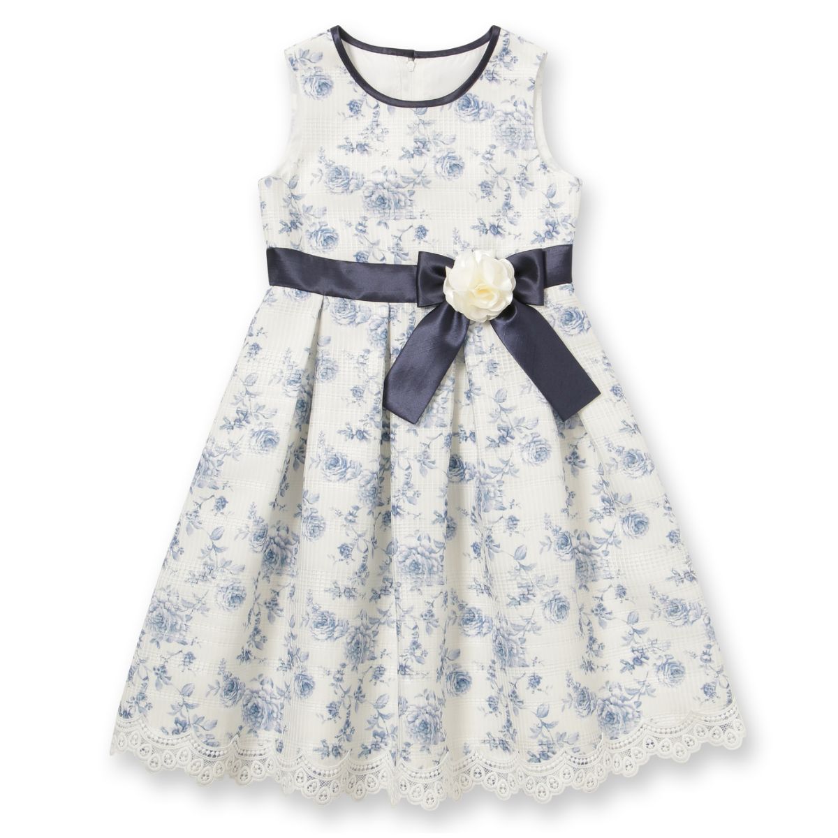 【セール30%OFF】花柄プリントドレス 140 150 160cm CHOPIN/ショパン 8396-8301scl