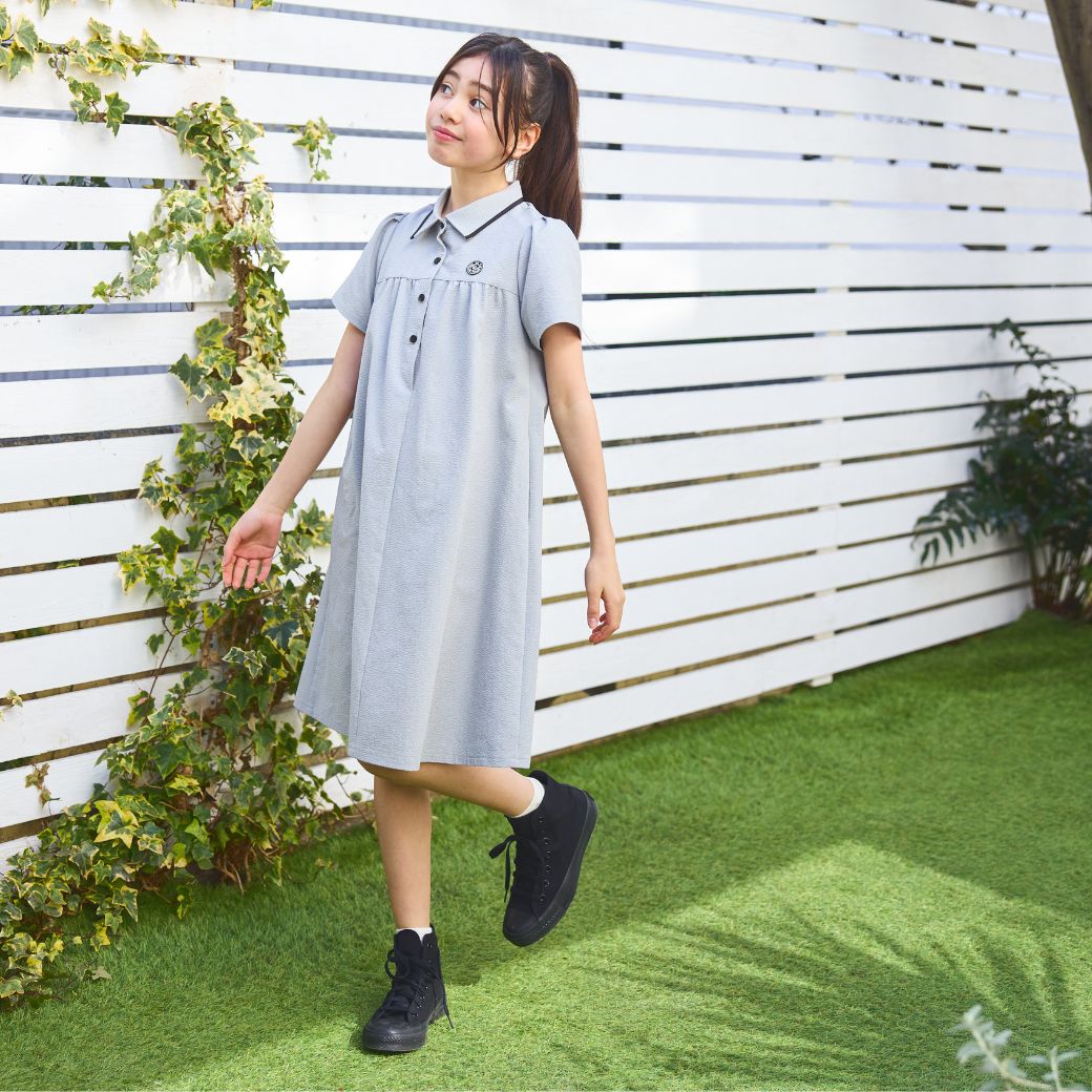 2WAYスイッチングワンピースセット 140 150 160 170cm (2576-2502) CHOPIN blue/ショパン ブルー