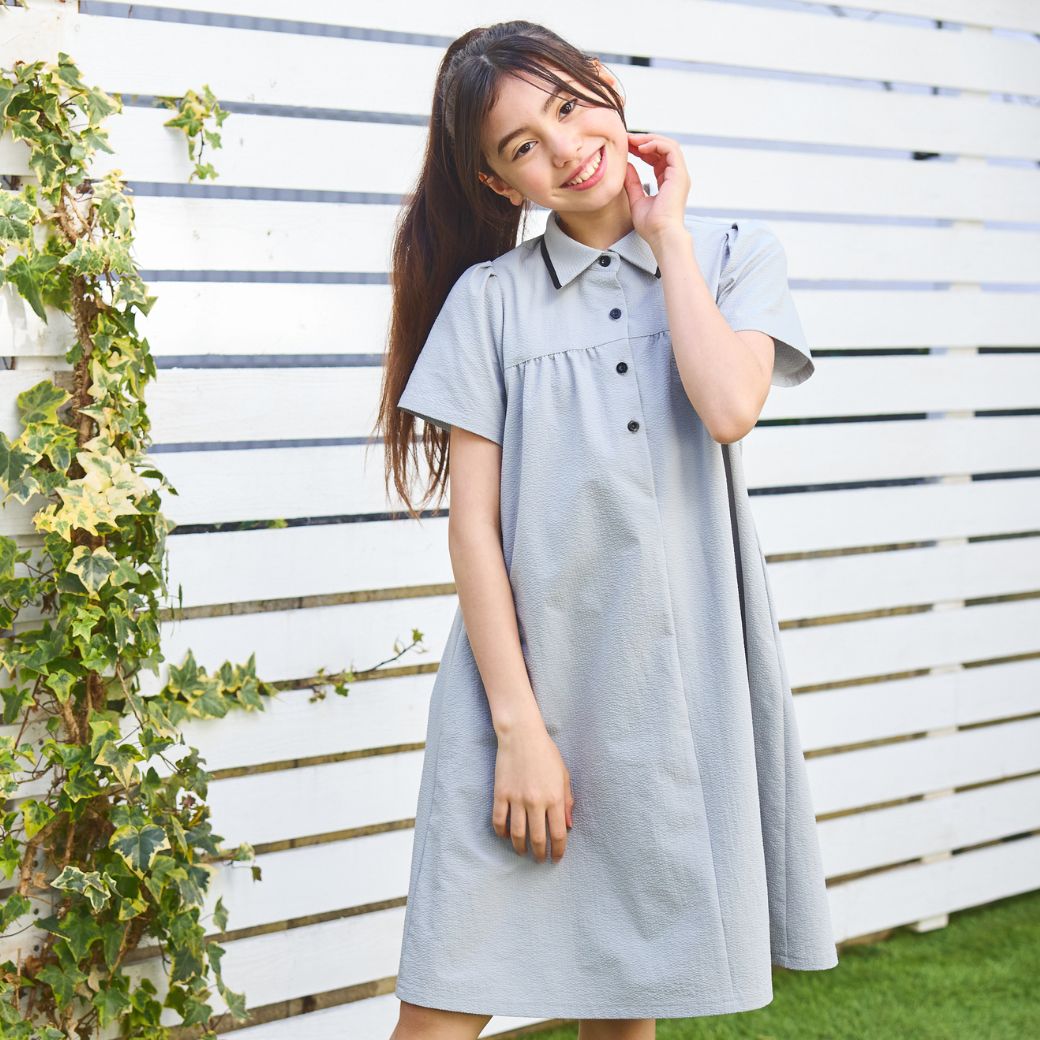 2WAYスイッチングワンピースセット 140 150 160 170cm (2576-2502) CHOPIN blue/ショパン ブルー