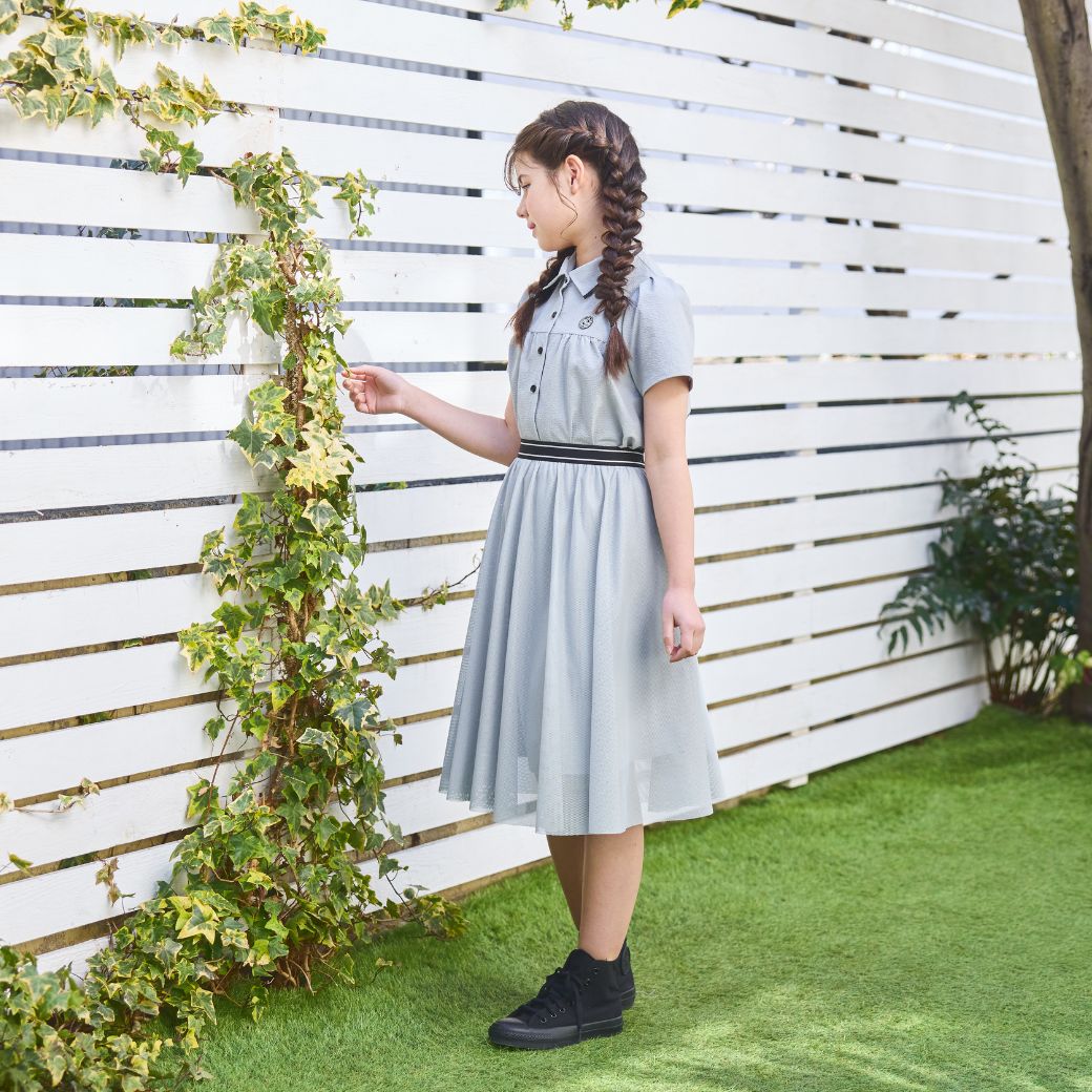 2WAYスイッチングワンピースセット 140 150 160 170cm (2576-2502) CHOPIN blue/ショパン ブルー