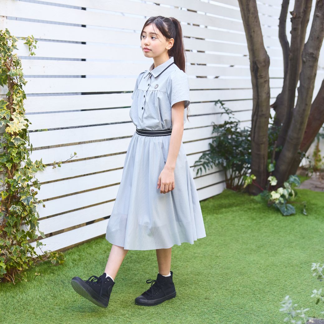 2WAYスイッチングワンピースセット 140 150 160 170cm (2576-2502) CHOPIN blue/ショパン ブルー