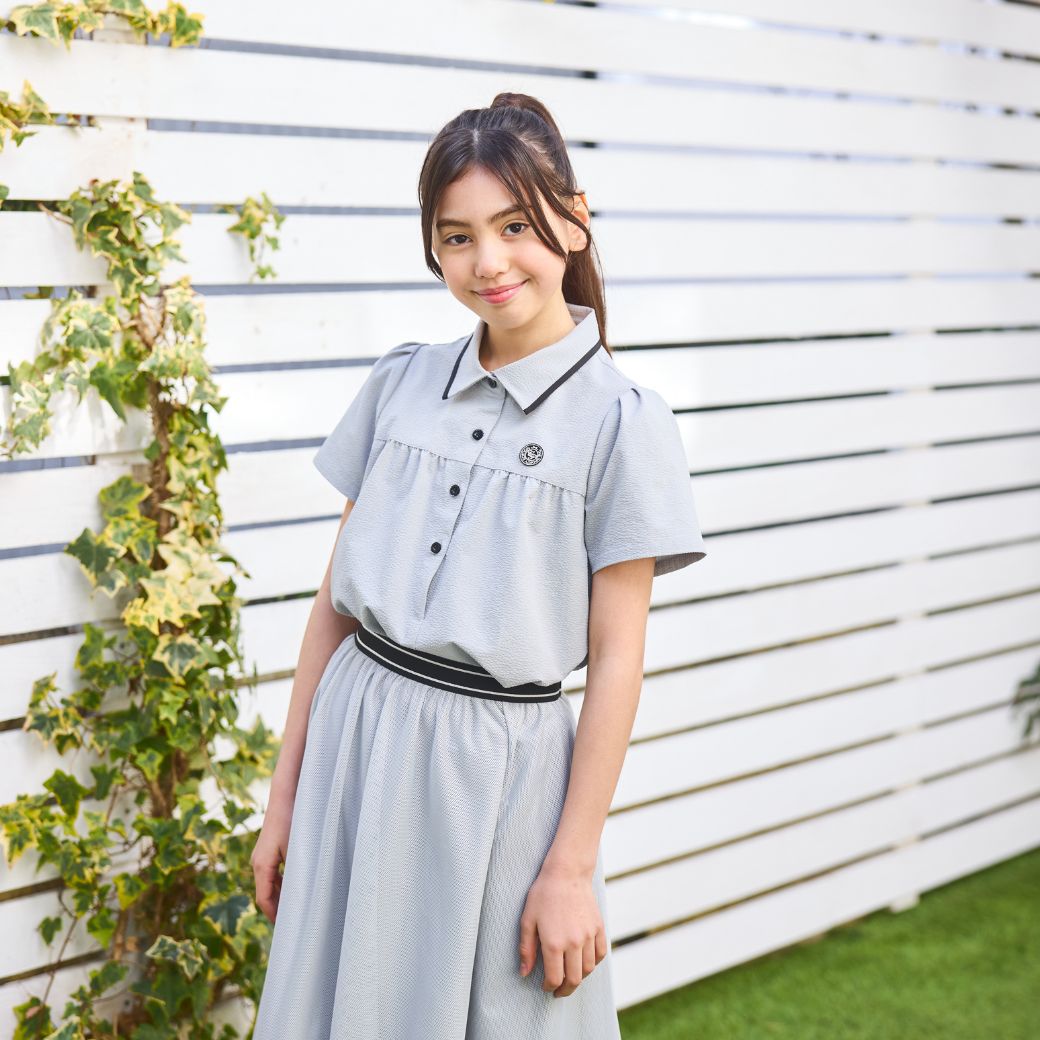 2WAYスイッチングワンピースセット 140 150 160 170cm (2576-2502) CHOPIN blue/ショパン ブルー