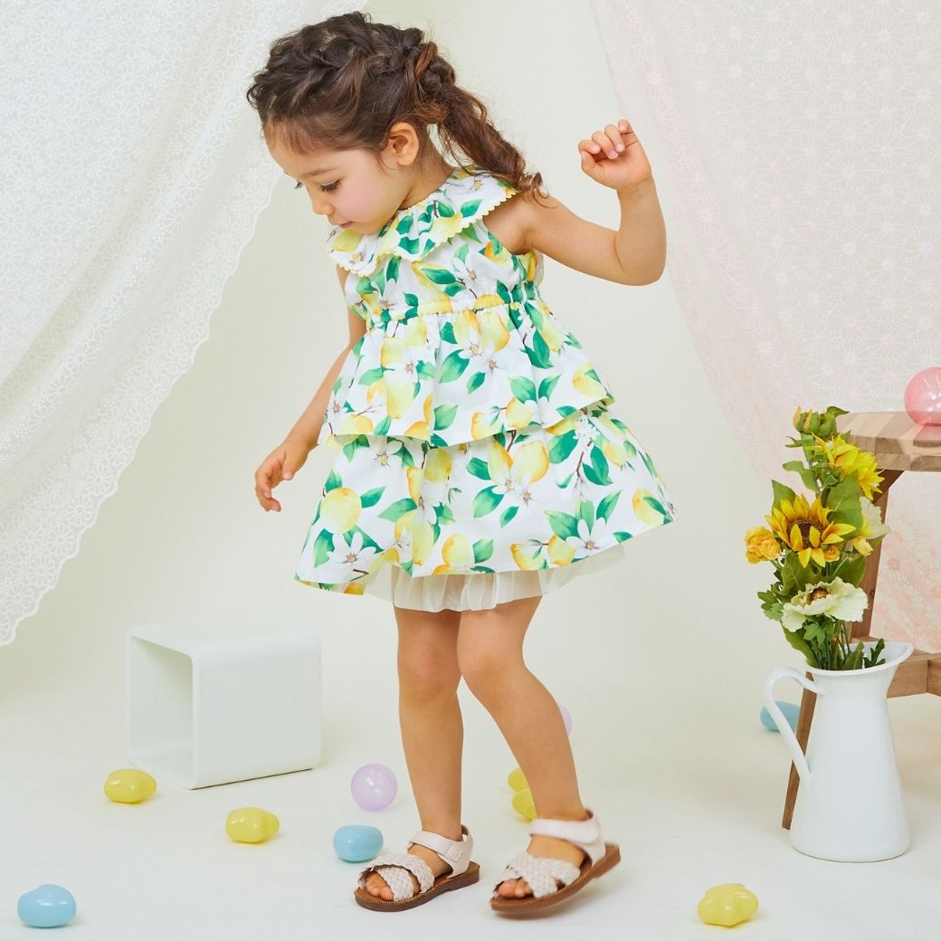 ワンピース 90 100cm (2436-7166) CHOPINblue/ショパンブルー