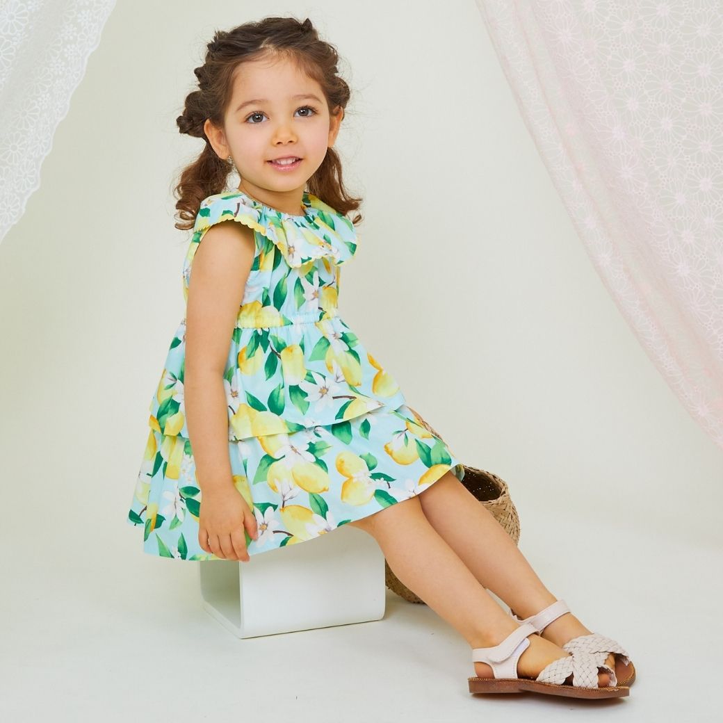 ワンピース 90 100cm (2436-7166) CHOPINblue/ショパンブルー