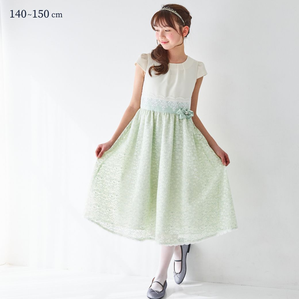 シアーレースコンビドレス 140 150cm (8696-2301) CHOPIN/ショパン