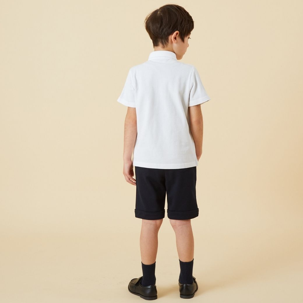 鹿の子プルオーバーシャツ 100 110 120 130 140cm (2433-5403) CHOPINblue/ショパンブルー