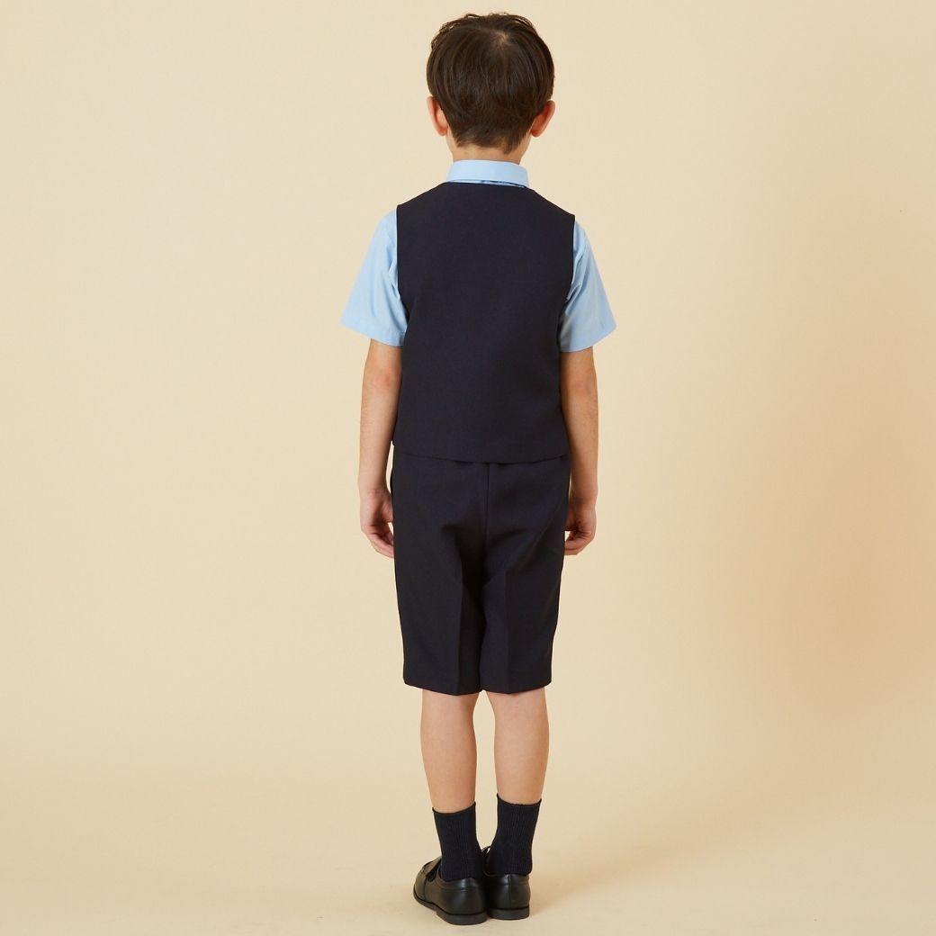 半袖ベストスーツ 100 110 120 130cm (2431-5406) CHOPINblue/ショパンブルー