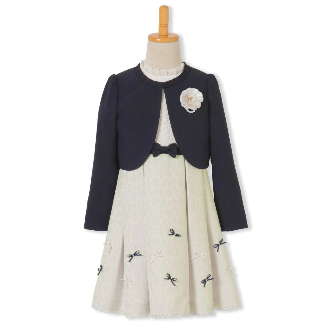 フラワージャガードアンサンブル 115 120 130cm(8901-8302)