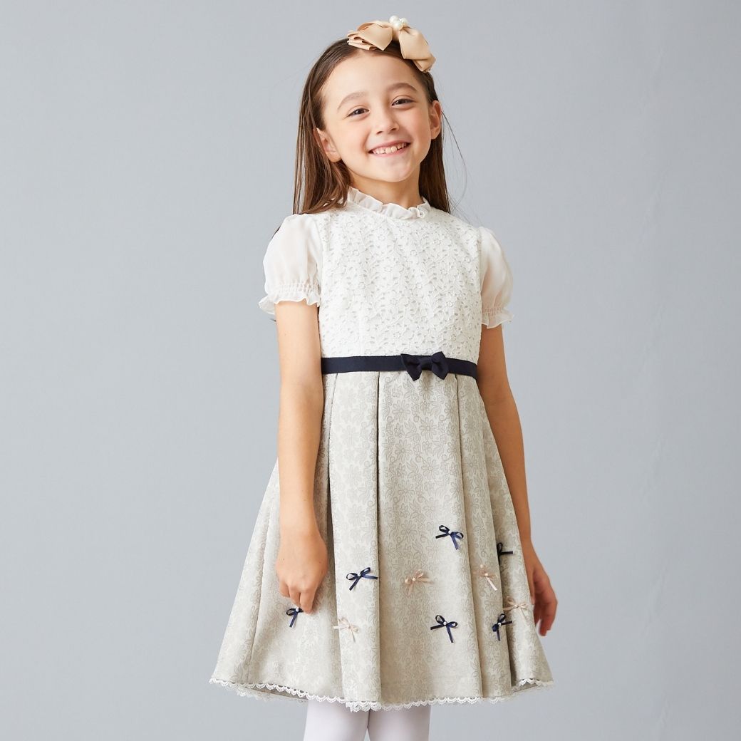 フラワージャガードアンサンブル 115 120 130cm(8901-8302)