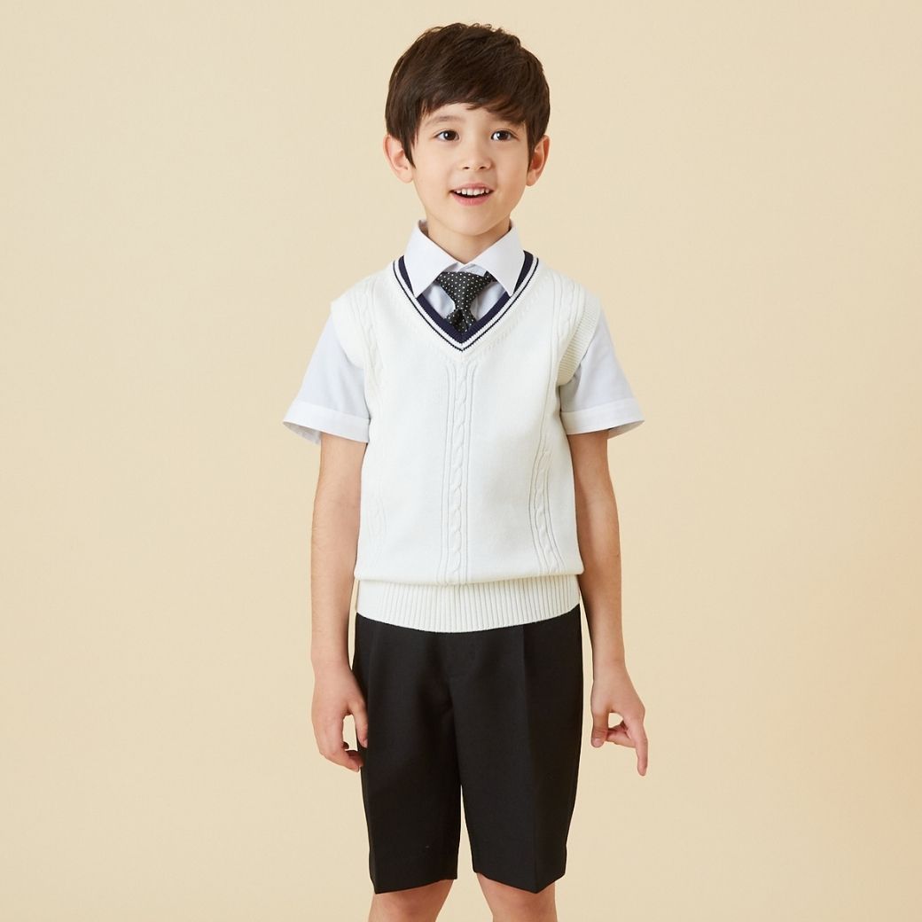 ベーシックハーフパンツ 100 110 120 130cm (2435-5402) CHOPINblue/ショパンブルー