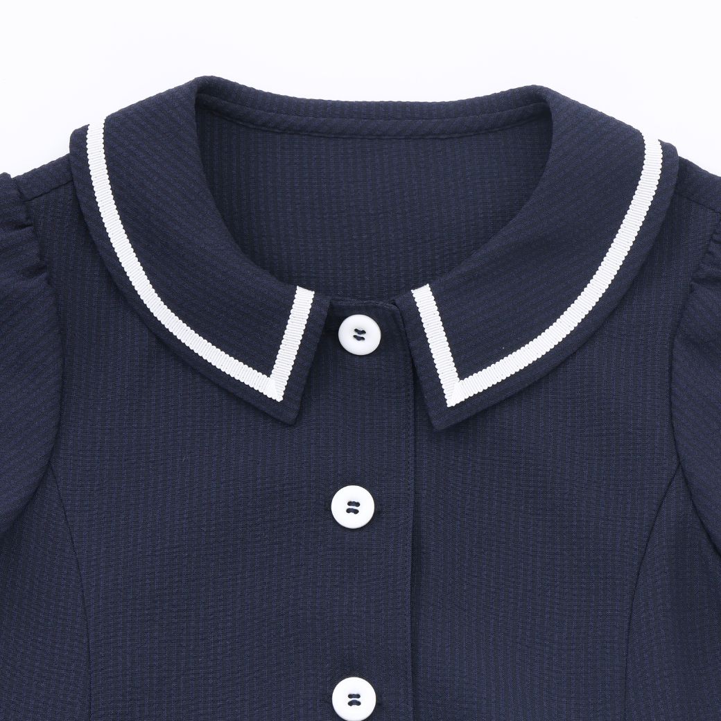 【ジュニア】COOLMAXラインワンピース 140 150 160cm (2636-7500) CHOPIN blue/ショパンブルー