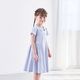 【ジュニア】COOLMAXラインワンピース 140 150 160cm (2636-7500) CHOPIN blue/ショパンブルー