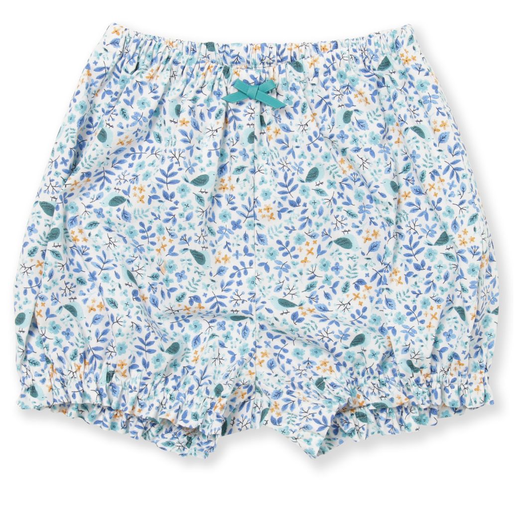 【セール50%OFF】小花柄スモッキングチュニック×ブルマー上下セット 80 90cm (8331-7103) CHOPIN/ショパン