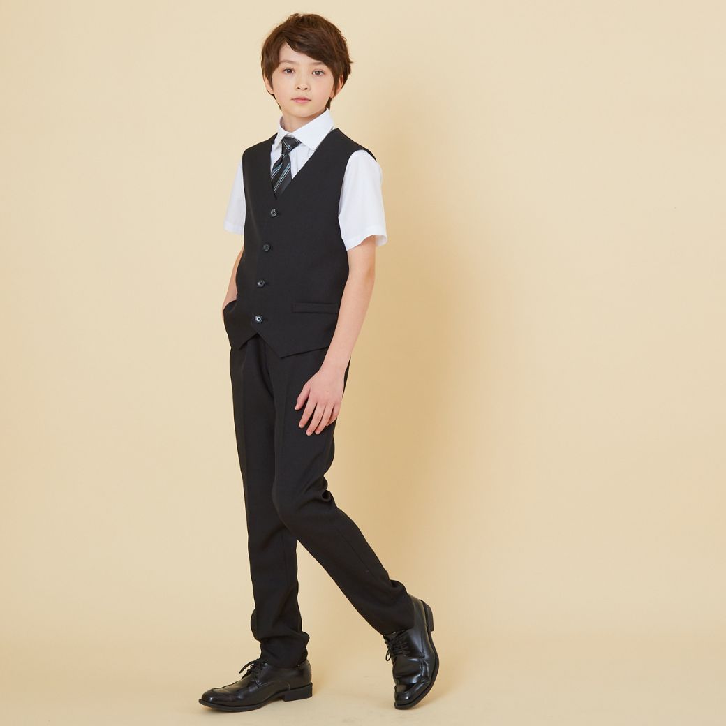 半袖ベストスーツ 140 150 160 170cm (2431-5606) CHOPINblue/ショパンブルー