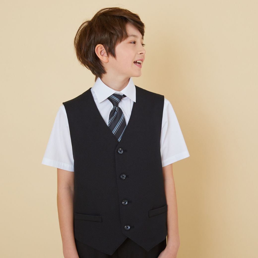 半袖ベストスーツ 140 150 160 170cm (2431-5606) CHOPINblue/ショパンブルー