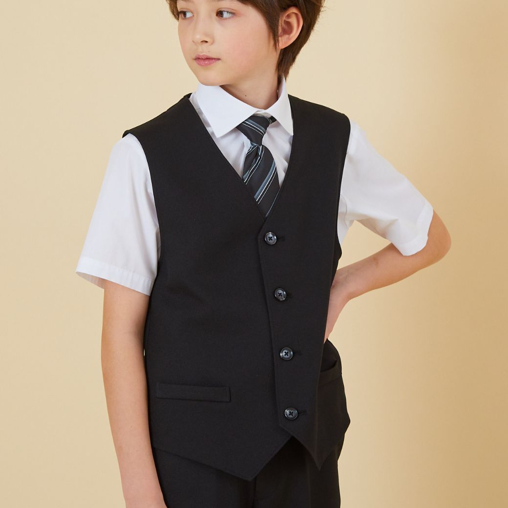 半袖ベストスーツ 140 150 160 170cm (2431-5606) CHOPINblue/ショパンブルー