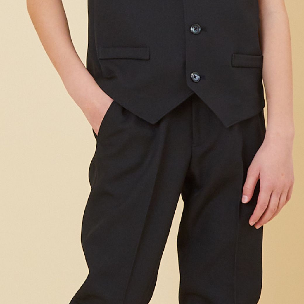 半袖ベストスーツ 140 150 160 170cm (2431-5606) CHOPINblue/ショパンブルー