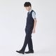 【WEB限定】半袖ベストスーツ 140 150 160 170cm (2431-5606) CHOPINblue/ショパンブルー 