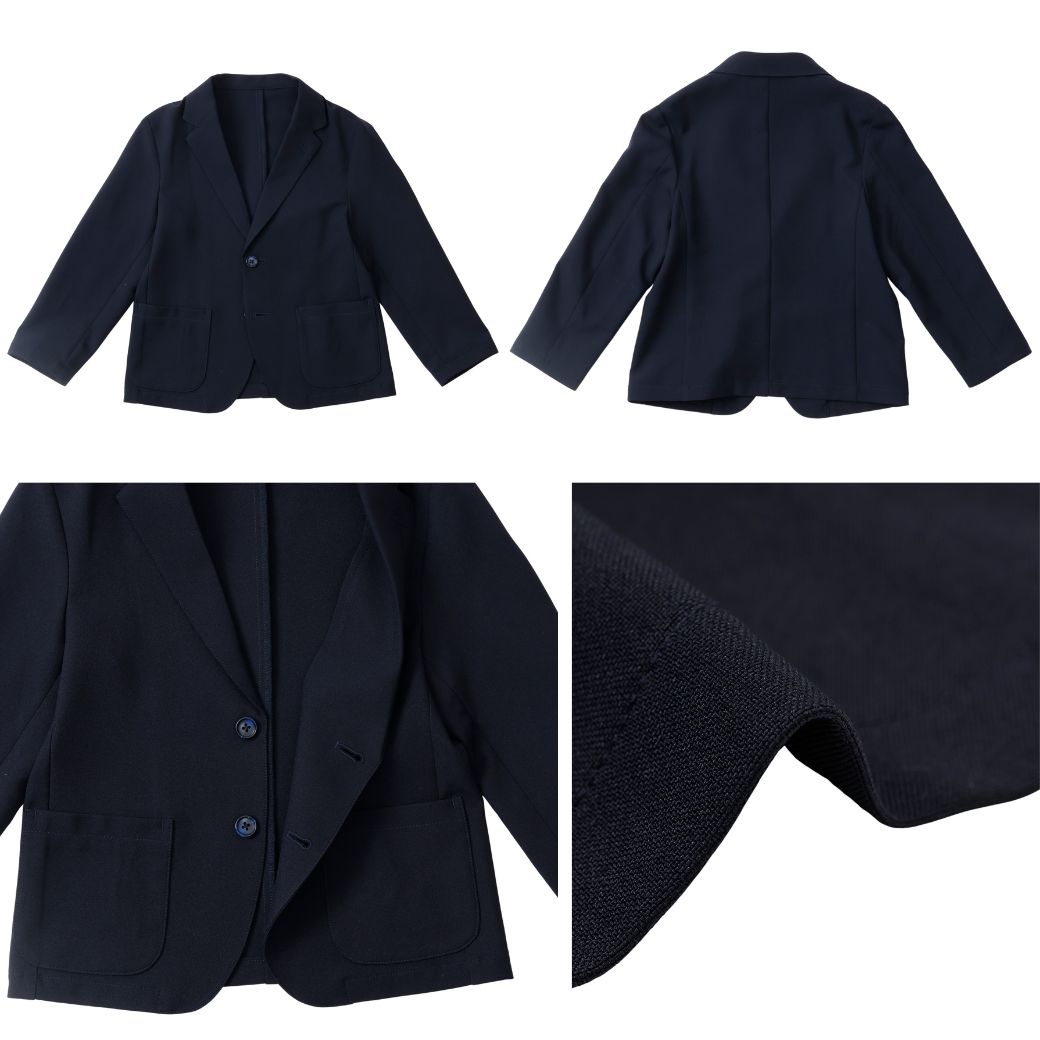 【WEB限定】ストレッチスーツセット 110 120 130cm (2471-5453) CHOPINblue/ショパンブルー