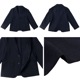 【WEB限定】ストレッチスーツセット 110 120 130cm (2471-5453) CHOPINblue/ショパンブルー
