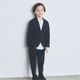 【WEB限定】ストレッチスーツセット 110 120 130cm (2471-5453) CHOPINblue/ショパンブルー