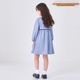 ピンタックリボンワンピース 90 100 110 120 130 (2576-3300)  CHOPINblue/ショパンブルー