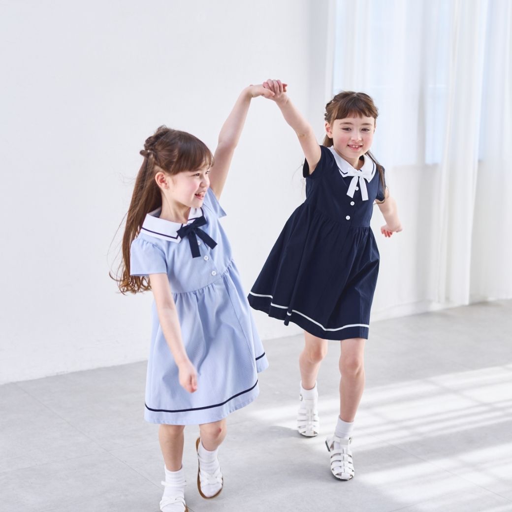 マリンワンピース 100 110 120 130 140cm (2536-7302-7501) CHOPINblue/ショパンブルー