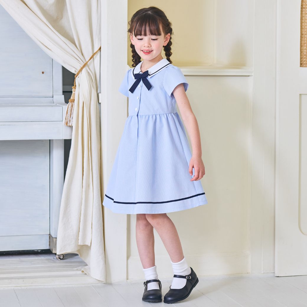 マリンワンピース 100 110 120 130 140cm (2536-7302-7501) CHOPINblue/ショパンブルー