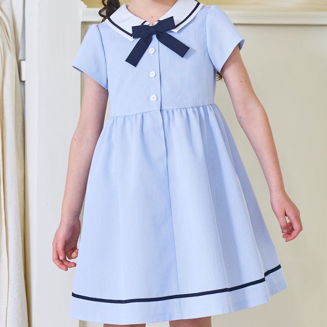 マリンワンピース 100 110 120 130 140cm (2536-7302-7501) CHOPINblue/ショパンブルー