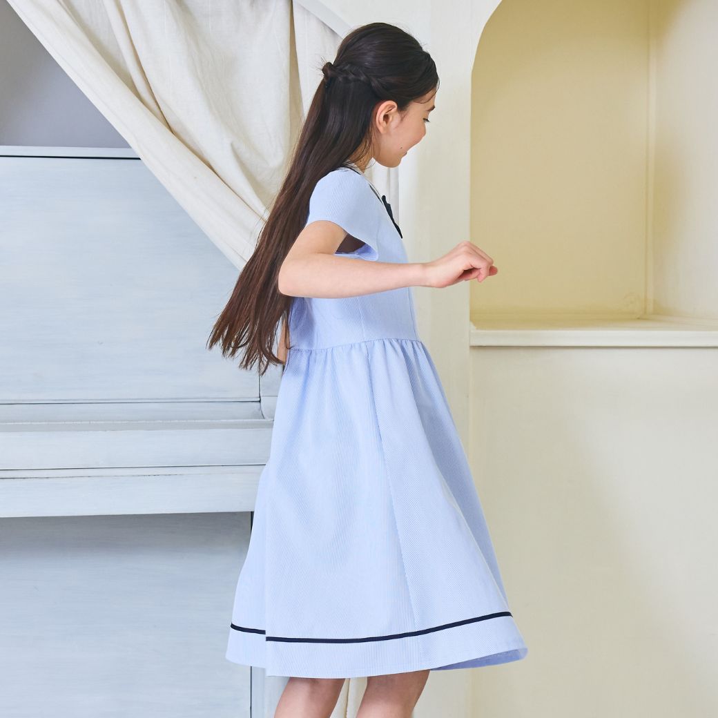 マリンワンピース 100 110 120 130 140cm (2536-7302-7501) CHOPINblue/ショパンブルー