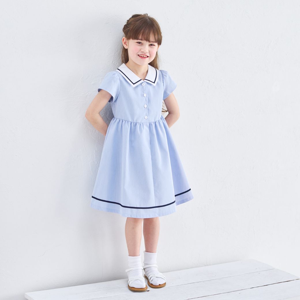 マリンワンピース 100 110 120 130 140cm (2536-7302-7501) CHOPINblue/ショパンブルー