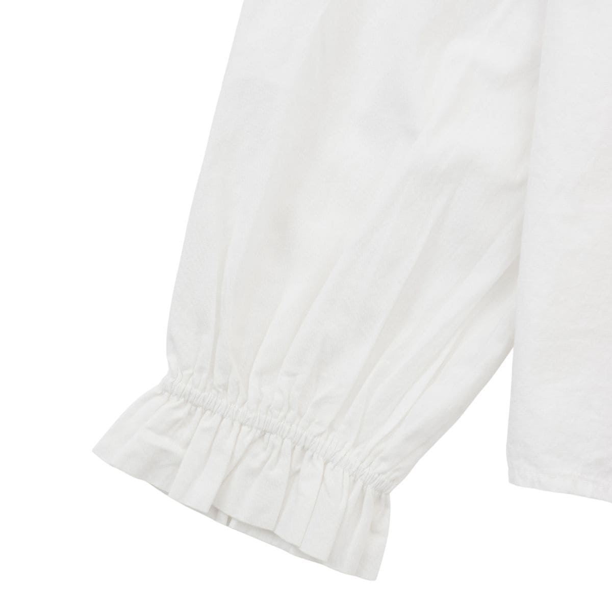 BIGカラーエンブロイダリーブラウス 90 100 110 120 130 140 150 160 170cm (2573-7308/2573-7508) CHOPINblue/ショパンブルー